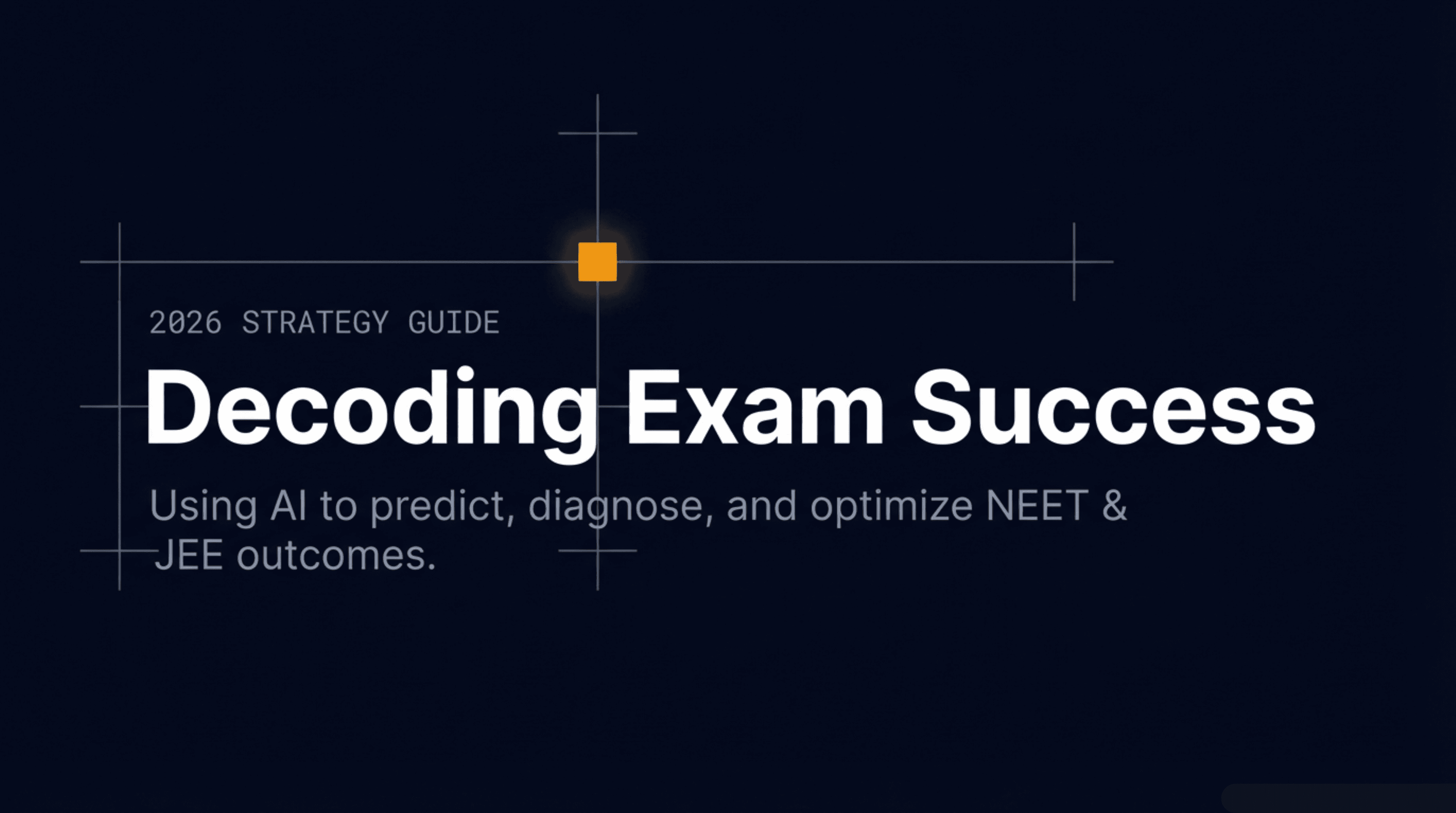 Using AI to predict student success in NEET and JEE: what actually works in 2026