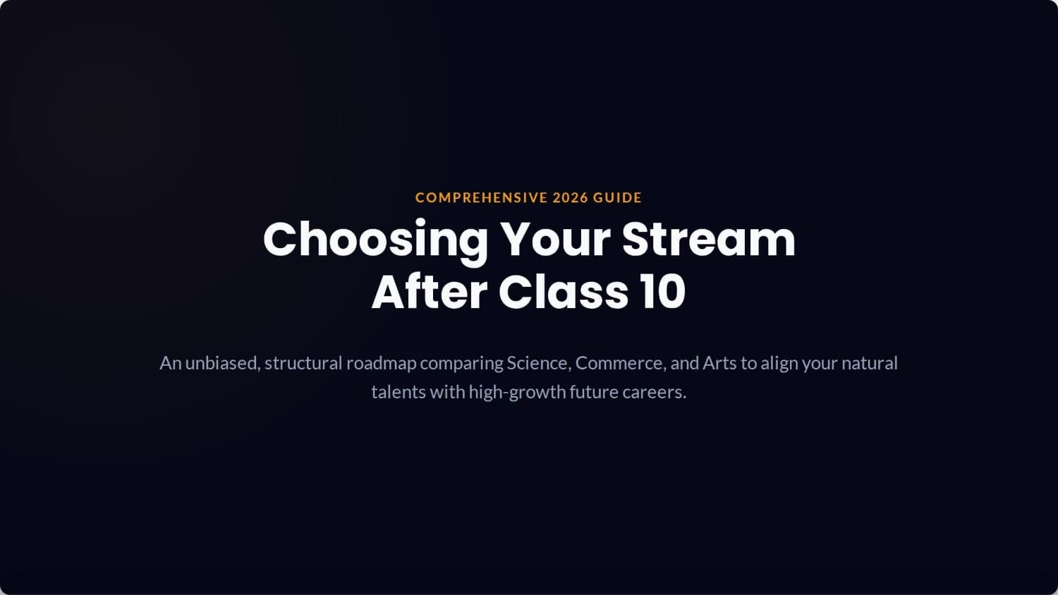 How to Choose Between Science, Commerce & Arts After Class 10: Complete 2026 Guide