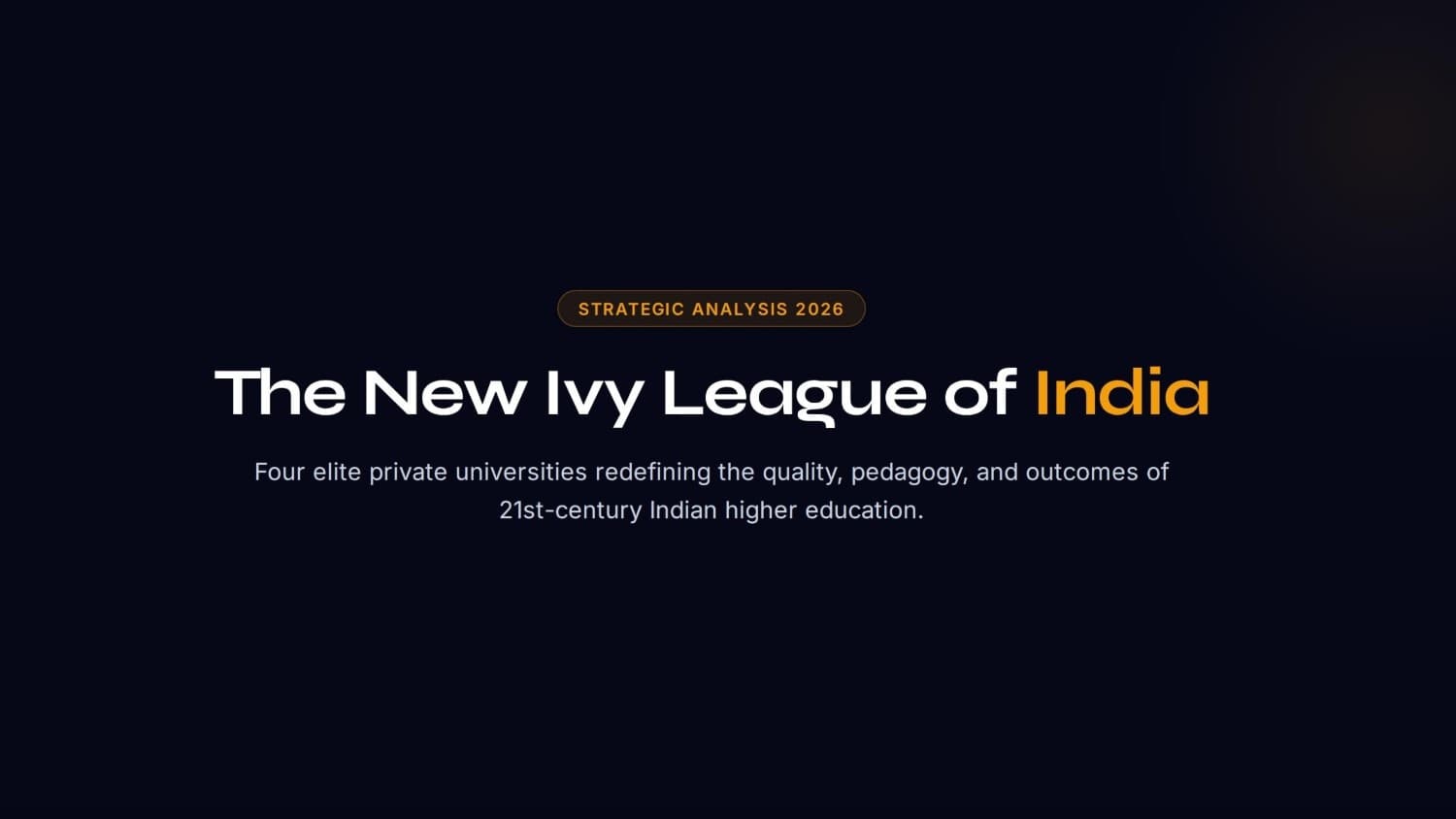 Top Private Universities in India 2026: Ashoka, Shiv Nadar, Plaksha & O.P. Jindal